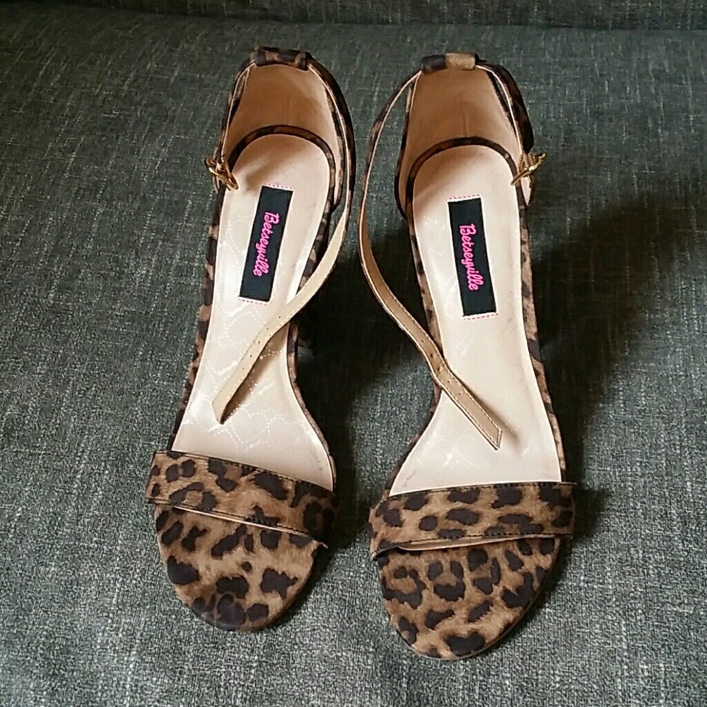 Betseyville animal print heels